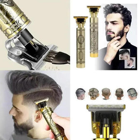 Máquina de Cortar Cabelo Masculino Elétrica Profissional - desconto mania