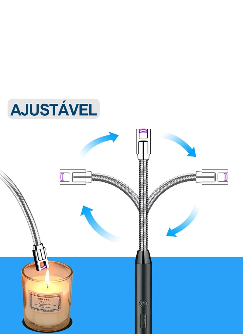 Acendedor Elétrico Recarregável USB