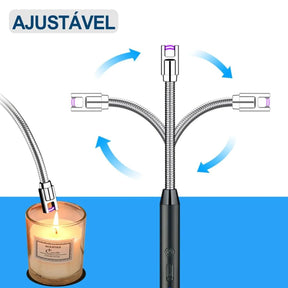 Acendedor Elétrico Recarregável USB - desconto mania