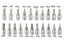 Kit Completo de Ferramentas com Soquetes Reversíveis - 46 Peças - desconto mania